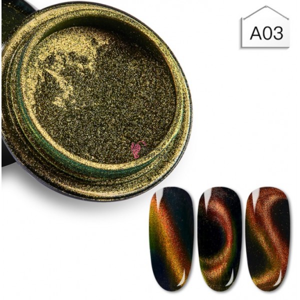 Pigment pentru unghii NADP004CC Cameleon Cat Eye 5D